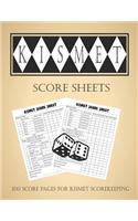 Kismet Score Sheets