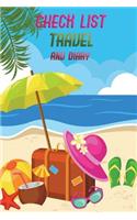 Check List Travel and Diary