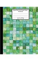 Quad Rule 5x5 Graph Paper Notebook. 8 X 10. 120 Pages. Geometric Shapes Cover
