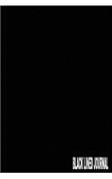 Black Lined Journal