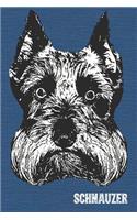 Schnauzer Lined Notebook