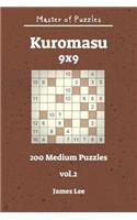 Master of Puzzles - Kuromasu 200 Medium Puzzles 9x9 Vol. 2