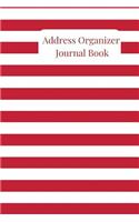 Address Organizer Journal Book