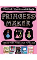 Preschooler Education Worksheets (Princess Maker - Cut and Paste): This book comes with a collection of downloadable PDF books that will help your child make an excellent start to his/her education. Books are design(31 Preschooler Education Worksheets)