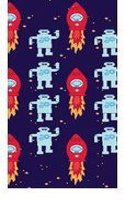 Robots & Rockets Bookmark