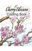 Cherry Blossom Coloring Book