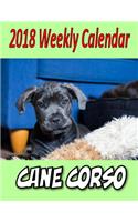 2018 Weekly Calendar Cane Corso