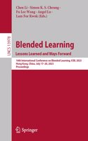 Blended Learning: Lessons Learned and Ways Forward