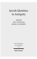 Jewish Identities in Antiquity