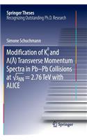 Modification of K0s and Lambda(antilambda) Transverse Momentum Spectra in Pb-PB Collisions at &#8730;snn = 2.76 TeV with Alice
