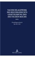 Nachschlagewerk des Reichsgerichts - Gesetzgebung des Deutschen Reichs