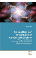 Co-Sputtern von metallhaltigen Kohlenstoffschichten