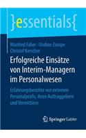Erfolgreiche Einsätze Von Interim-Managern Im Personalwesen
