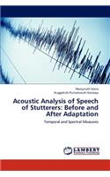 Acoustic Analysis of Speech of Stutterers
