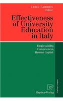 Effectiveness of University Education in Italy