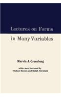 Lectures on Forms in Many Variables