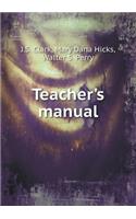Teacher's manual: (English)