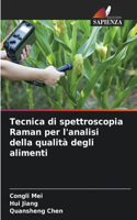 Tecnica di spettroscopia Raman per l'analisi della qualità degli alimenti