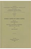 Index Copte Et Grec-Copte de la Concordance Du Nouveau Testament Sahidique