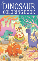 Cute Dinosaur Coloring Book