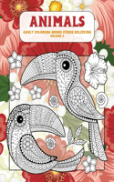Adult Coloring Books Stress Relieving Volume 2 - Animals