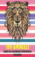 Libri da colorare Zendoodle - Cuccioli - 100 Animali