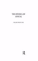 Jewish Law Annual Volume 21