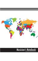 Musician's Notebook (world map glossy edition)