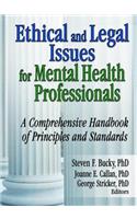 Ethical and Legal Issues for Mental Health Professionals