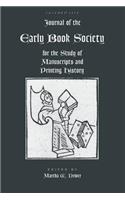 Journal of the Early Book Society Vol 17