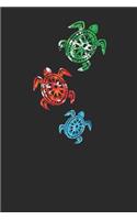 Colored Tribal Turtle