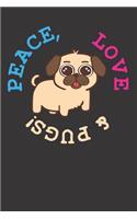 Pug Dog Inspirational Notebook Journal