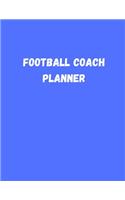 Football Coach Planner: Youth Game Strategy Playbook Organizer