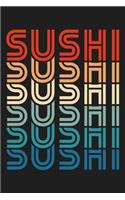 Funny Sushi Retro Vintage Carb Japanese Food Foodie Gift