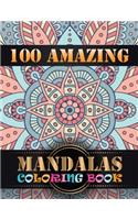 100 Amazing Mandalas Coloring Book