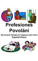 Español-Checo Profesiones/Povolání Diccionario bilingüe de imágenes para niños
