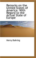 Remarks on the United States of America