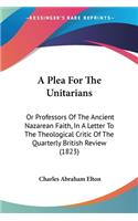 Plea For The Unitarians