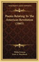 Poems Relating to the American Revolution (1865)