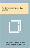 An Introduction To Greek