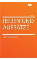 Reden Und Aufsï¿½tze Volume 2