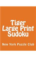 Tiger Large Print Sudoku