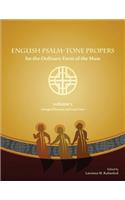 English Psalm-Tone Propers for the Liturgical Year