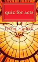 Quiz for Acts: Bible Quiz for Acts of Apostles