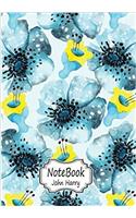 Flora Pattern.: Notebook Journal Diary