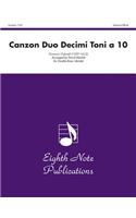 Canzon Duo Decimi Toni a 10