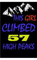 This Girl climbed 57 high peaks