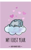 My First Year Baby Memory Book