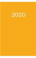 2020: Bürokalender 2020 A5 Orange