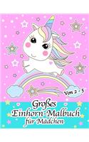 Großes Einhorn-Malbuch